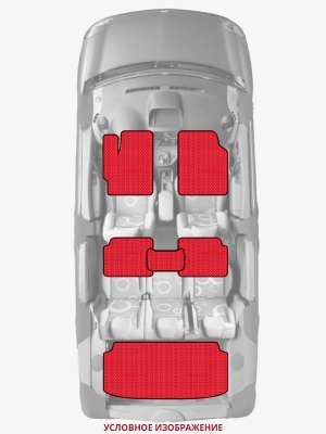 ЭВА коврики «Queen Lux» комплект для Chevrolet Avalanche (GMT900)
